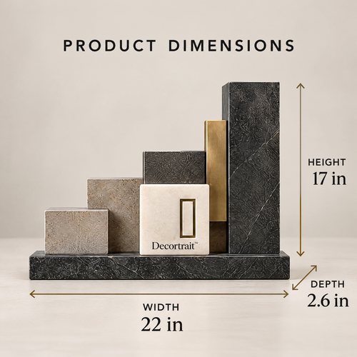 Decortrait™ Cornerstone Relief – Layered Geometric Architectural Sculpture