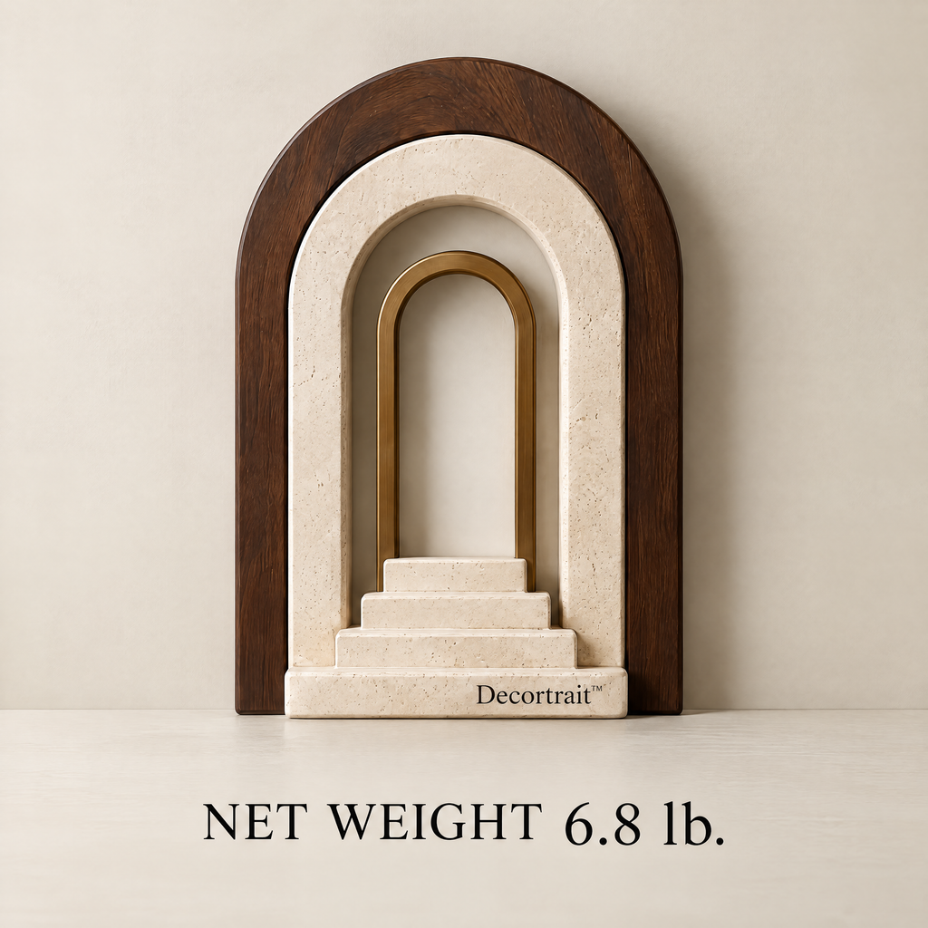 Decortrait™ Arched Passage – Nested Arch Architectural Wall Sculpture