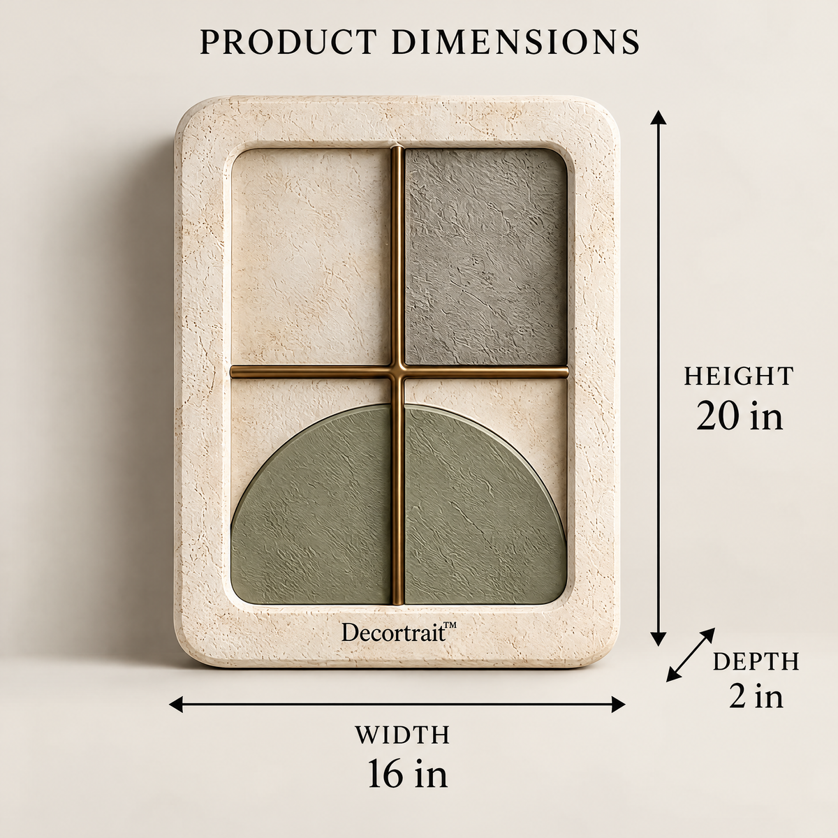 Decortrait™ The Quiet Window – Architectural Botanical Wall Sculpture