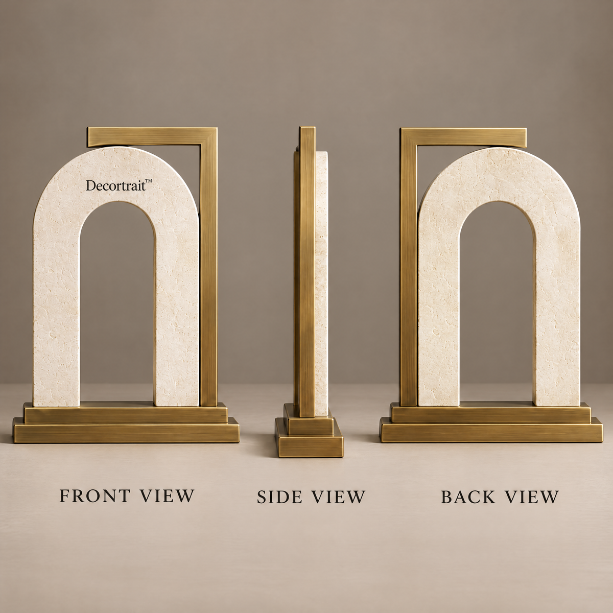Decortrait™ Stacked Horizon – Layered Mineral Ridge Wall Sculpture