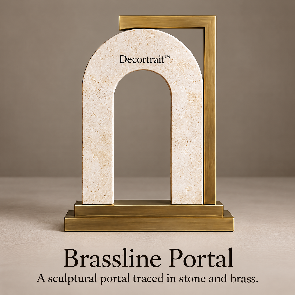Decortrait™ Stacked Horizon – Layered Mineral Ridge Wall Sculpture