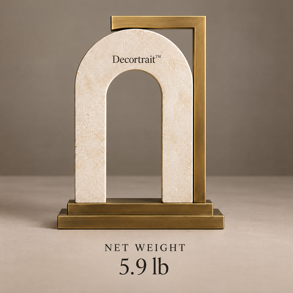 Decortrait™ Stacked Horizon – Layered Mineral Ridge Wall Sculpture